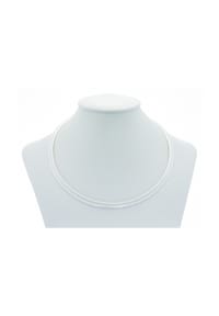 Adelia's - Damen Silber Schmuck 925 Silber Tonda Halskette 45 cm Ø 6 mm - silber