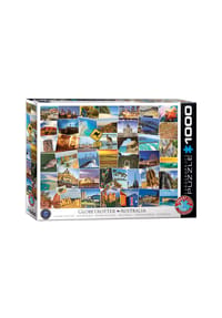 eurographics - Puzzle Globetrotter Australien, Sehenswürdigkeiten, 1000 Teile, 68 x 48 cm - 
