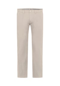 redpoint - Regular Fit Baumwolle-Leinen Chino mit Stretch JASPER - beige