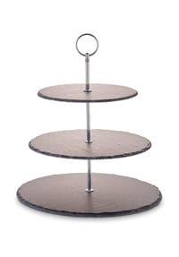 ECHTWERK® - Etagere mit 3 Ebenen - gold  mit  3 Ebene