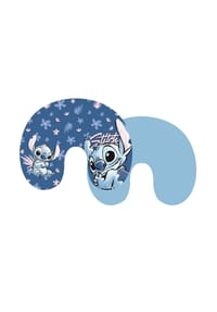 Disney - Lilo & Stitch Reise Kissen – Weiches Kissen für angenehme Reisen - Blau 30 cm