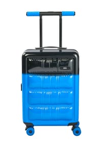 GLOBETROTTER - LECH 4-Doppelrollen-Trolley, Hartschale, TSA Kombinationsschloss - BLACK/BLUE