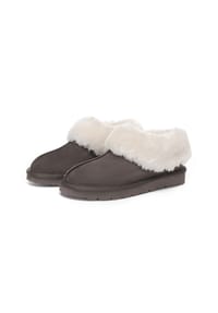 EVERAU® - Damen Hausschuhe Ibis - CHESTNUT