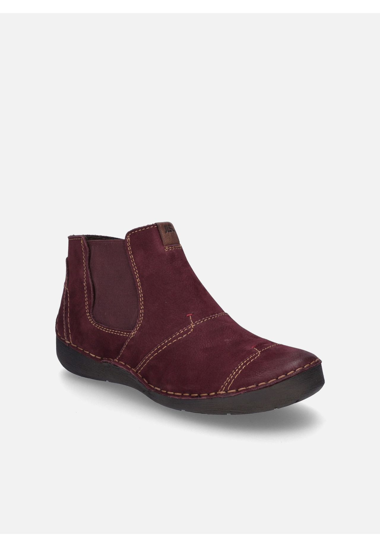 Seibel Chelsea Boots "Fergey 55", Patch, Leder, FüR Damen, Rot, 40