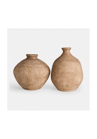 LOBERON - Deko-Vase 2er Set Kelvador braun - braun