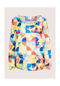 MADELEINE - Bluse - gelb / blau / gemustert