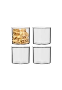 MEPAL Vorratsdose Modula 2750 ml 4er Set weiß - MODULA - weiß
