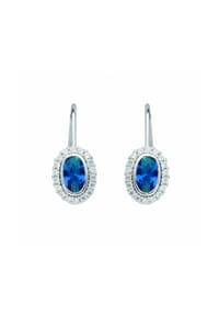 Adelia's - Adelia's Damen Ohrhänger Ohrringe 925 Silber mit Zirkonia – Silberohrringe - silber