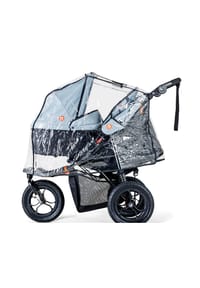 out n about - Nipper Einzelkinderwagen Babywanne XL Regenschutz - transparent