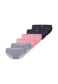 SCHIESSER - Slip 6er Pack Teens Girls 95/5 Organic Cotton - Mehrfarbig