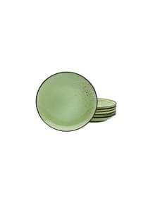 CreaTable Nature Collection Green, Dessertteller 6-tlg - Nature Collection - Grün