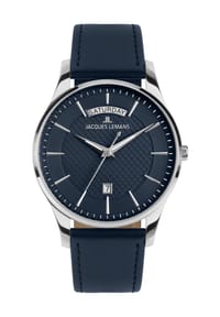 JACQUES LEMANS LONDON - Herrren Armbanduhr "1-2193" - BLAU
