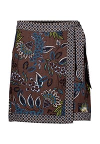 zero - Wickelrock, kurz, für Damen - 7881 BROWN/PETROL