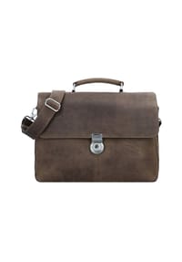 HAROLD'S Antico - Antico Aktentasche II Leder 40 cm - taupe