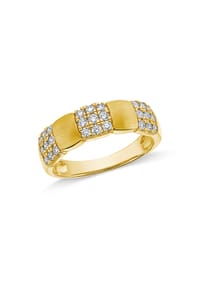 VANDENBERG - Damen Ring, 585er Gold, 27 Diamanten zus. ca. 0,50 Karat - 