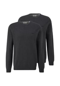 s.Oliver - Pullover 2er Pack Basic - Schwarz