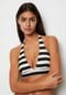 Marc O'Polo Triangel-Top, V-Ausschnitt, Neckholder, für Damen Bild 2