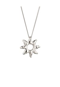elli. - Halskette Anhänger Sonne 925 Sterling Silber - Gold