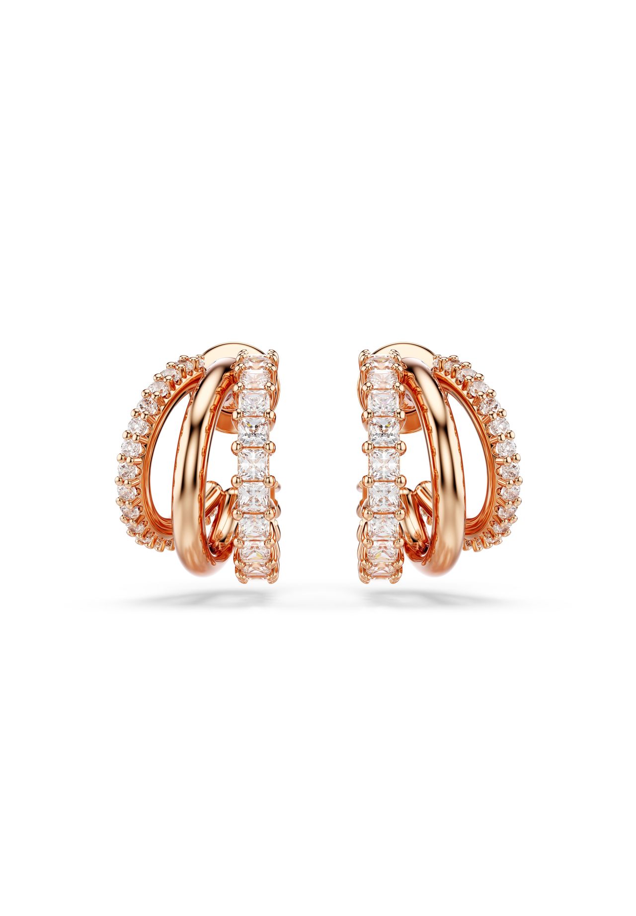 Swarovski Damen Creolen, 99 RosÉGold,