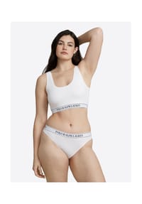 POLO RALPH LAUREN - Essentials Bustier, breite Träger, Logo-Print, für Damen - 004 ONYX