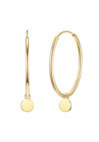 GLANZSTÜCKE MÜNCHEN - Damen Ohrringe aus 925/- Sterling Silber in Gelbgold - gelbgold