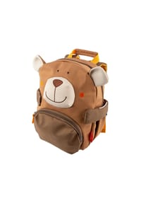 sigikid® KITA PFÖTCHEN-RUCKSACK - Rucksack Bär braun ,  für Kinder - braun/orange