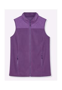 sheego - Fleece-Weste - lila