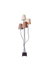 näve Leuchten - Stehleuchte BOHO mit E14 - braun
