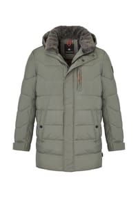 redpoint - Pflegeleichte Regular Fit Winterjacke mit abnehmbarer Kapuze JOHN - khaki