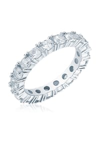 Rafaela Donata - Damen Ring aus 925/- Sterling Silber in Silber mit Zirkonia - silber