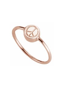caї - Ring 925/- Sterling Silber ohne Stein - rot