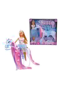 Testa Da Pettinare E Truccare Steffi Love - Set Con Accessori E Trucchi, Gioco Per Bambine, Multicolore - Foto 3