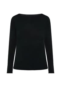 SPEIDEL - Unterhemd Cashmere Dreams, U-Boot-Ausschnitt, für Damen - 990  SCHWARZ