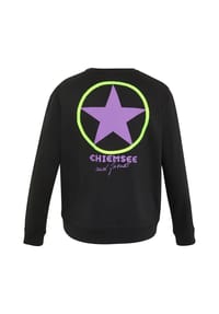 CHIEMSEE - Sweatshirt mit label-typischem Backprint - 19-3911 Black Beauty