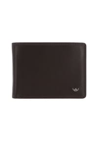 Golden Head® Polo - Polo Geldbörse RFID Schutz Leder 12.5 cm - dunkelbraun