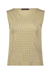 BETTY BARCLAY - Trägertop mit Schmucksteinen - Soft Olive