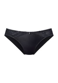 LASCANA - Perfect Basics Slip, Spitze, für Damen - BLACK