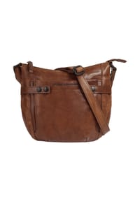 SPIKES & SPARROW® - Umhängetasche Echt Leder - cognac