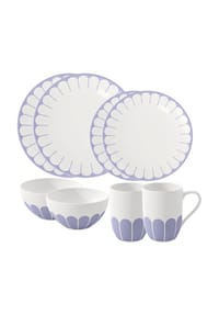 Villeroy & Boch Starter-Set 8tlg. Fleur bleu - Fleur - blau