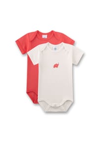 Sanetta - Body, 2er-Pack, Baumwolle, für Babys und Kleinkinder - 1948 WH. PEBBLE