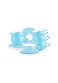 Seltmann Weiden Milchkaffeetassen mit Untertassen Liberty Pure Colors 380 ml 6er Set - LIBERTY PURE COLORS - beige