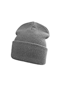 CAPO - Beanie, Wolle-Kaschmir Strick, doppellagig - black