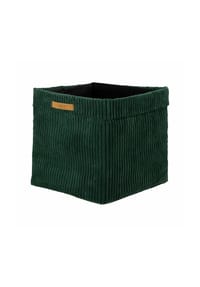 Lycce - Faltbare Aufbewahrungsbox - Cord, passend für Kallax Regal, abnehmbarer Bezug, robust, formstabil - Altrosa
