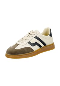 GANT - Glattleder Sneaker - Beige/Weiß