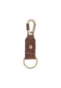 GREEN BURRY Vintage - Vintage Schlüsselanhänger Leder 6.5 cm - brown