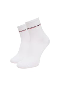 TOMMY HILFIGER - Socken, 2er-Pack, für Damen - 001 WHITE