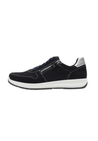 ara® - Sneaker, Leder, Wechselfußbett, für Damen - BLAU,SILBER