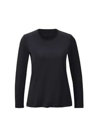 GOLDNER - T-Shirt mit Rundhals - cremeweiß