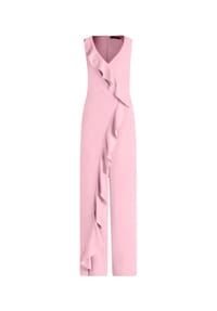 Vera Mont - Jumpsuit mit Volant - Dark Raspberry