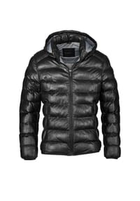 bugatti - Lederjacke BUCLAUDIUS mit Reißverschlusstaschen - Schwarz